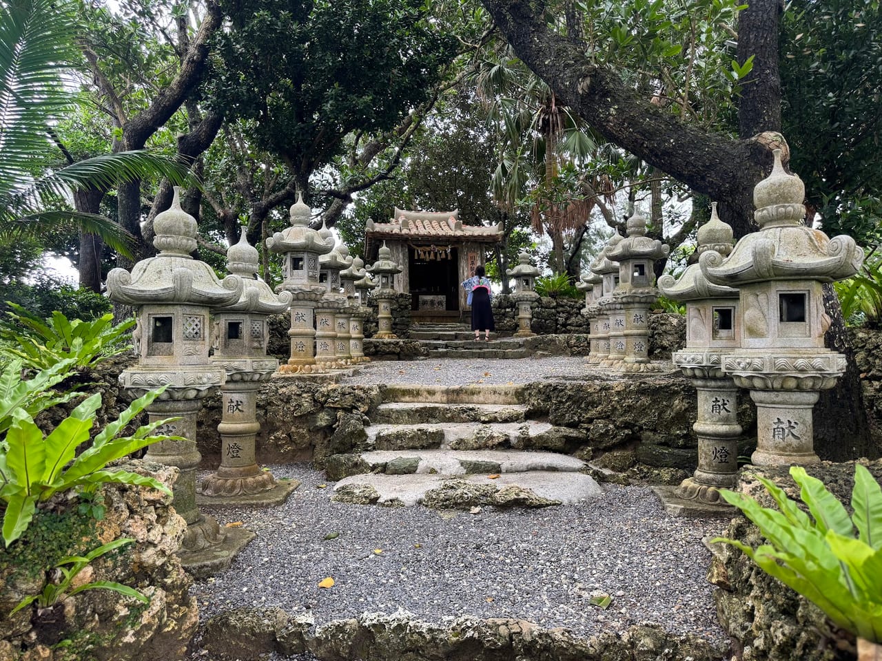 Kabira Kannon Temple, Ishigaki in Okinawa