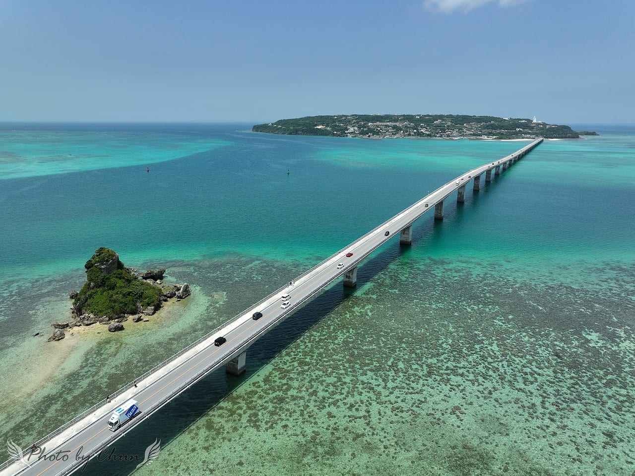 Kouri Bridge, Nakijin in Okinawa