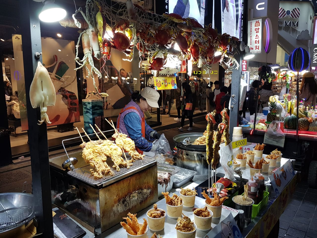 Myeongdong Night Market, Seoul in Seoul