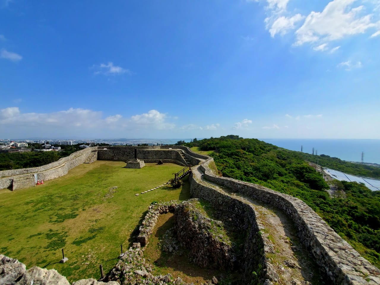 Nakagusuku Castle Ruins, Nakagusuku in Okinawa