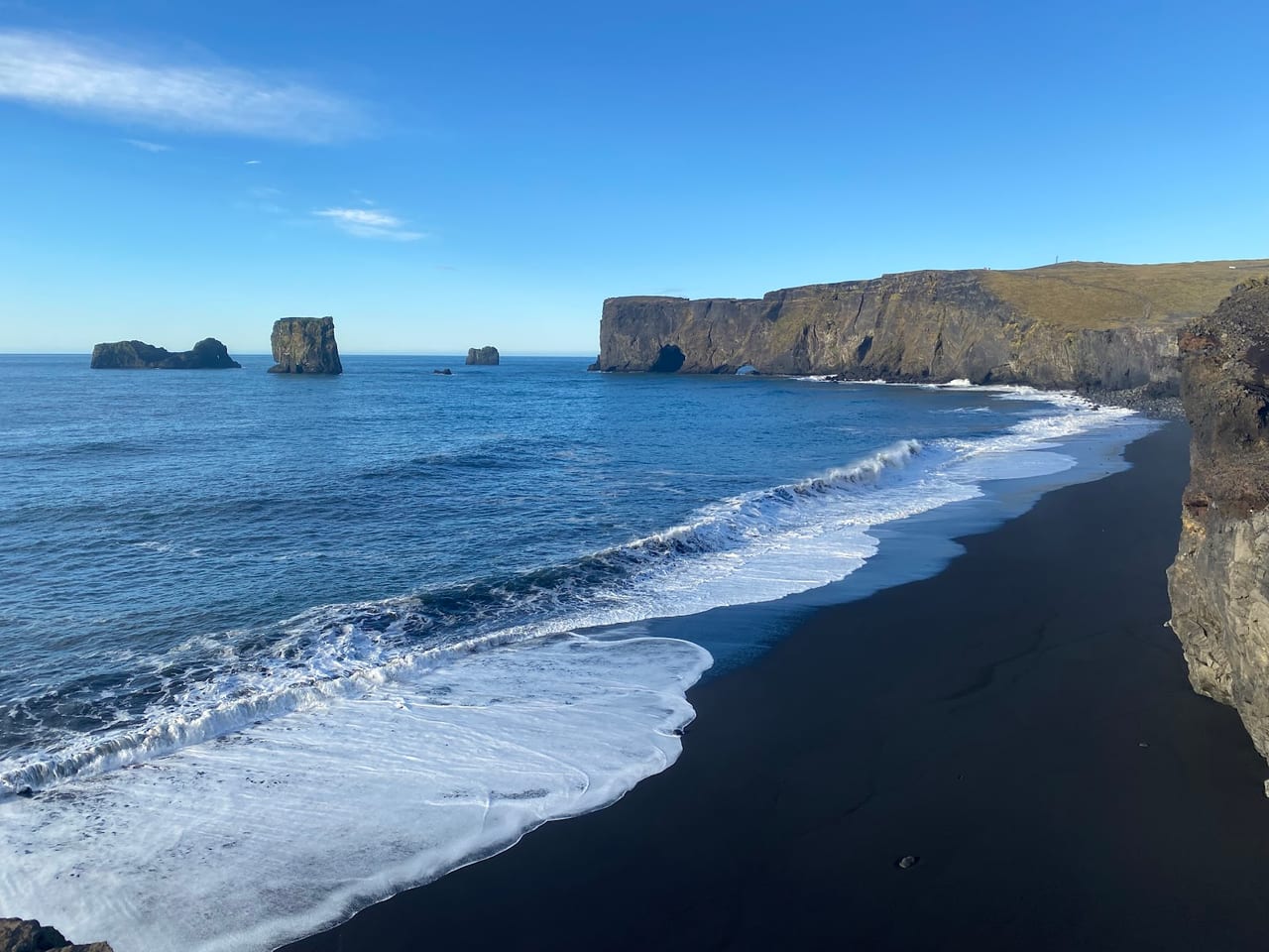 Reynisfjara Beach, Vík in Reykjavik
