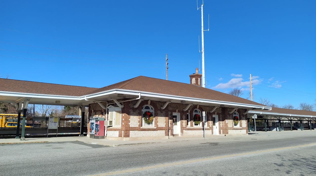 Southampton LIRR Station in The Hamptons