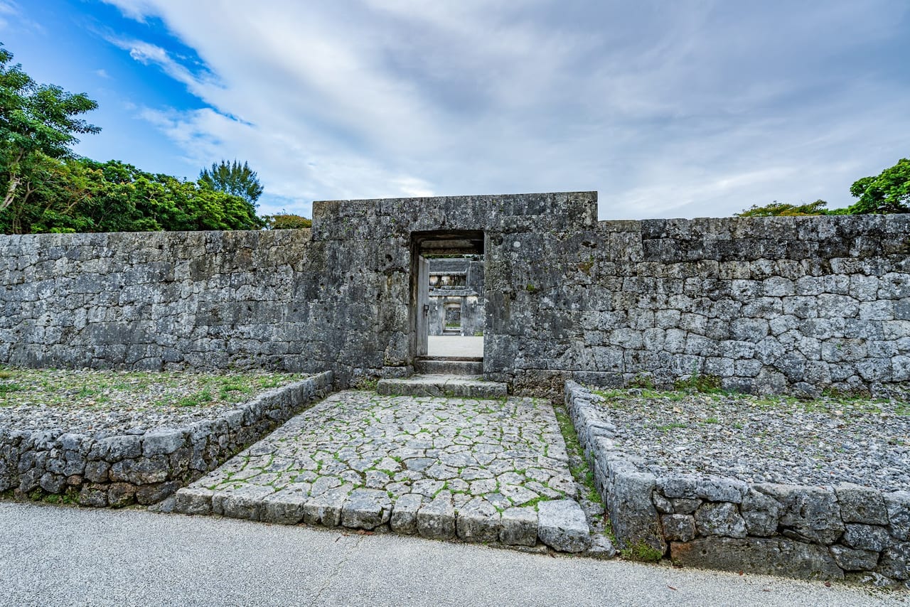 Tamaudun Royal Mausoleum, Naha in Okinawa