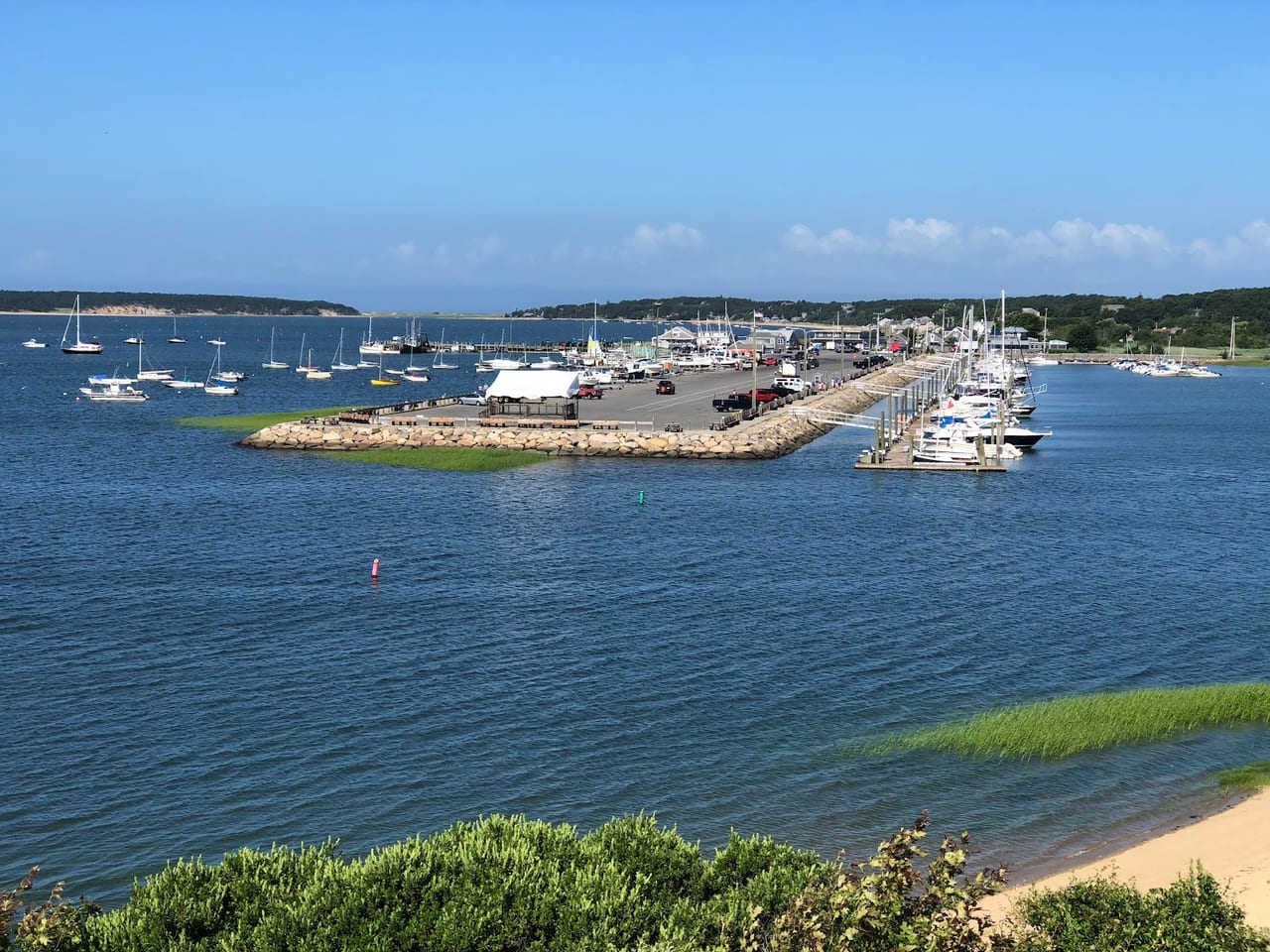 Wellfleet Town Pier in Cape Cod