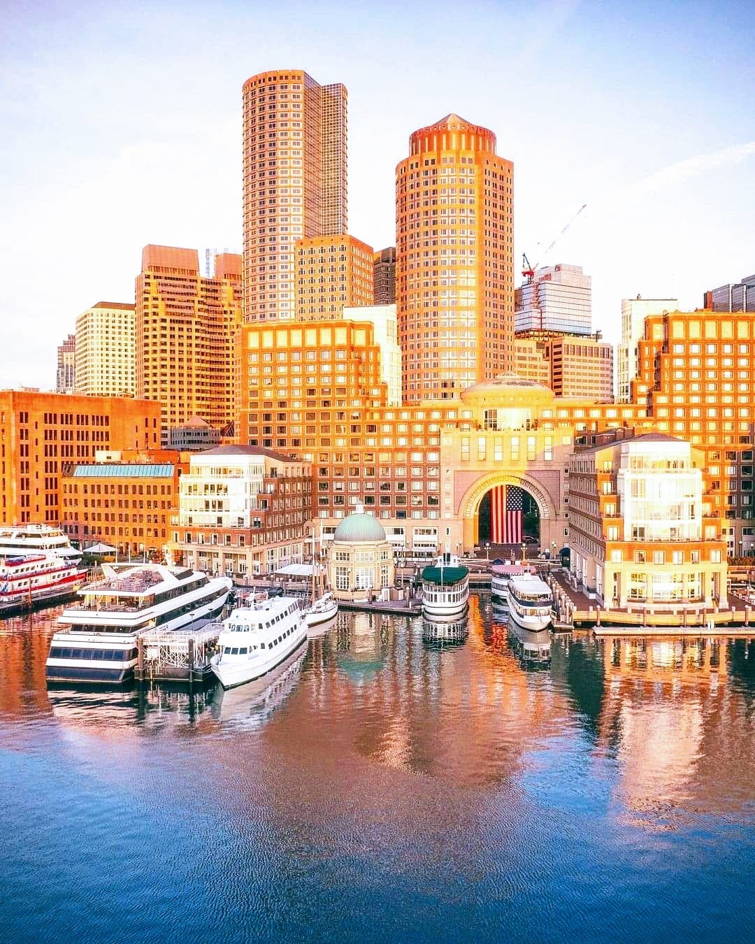 Boston waterfront near the North End