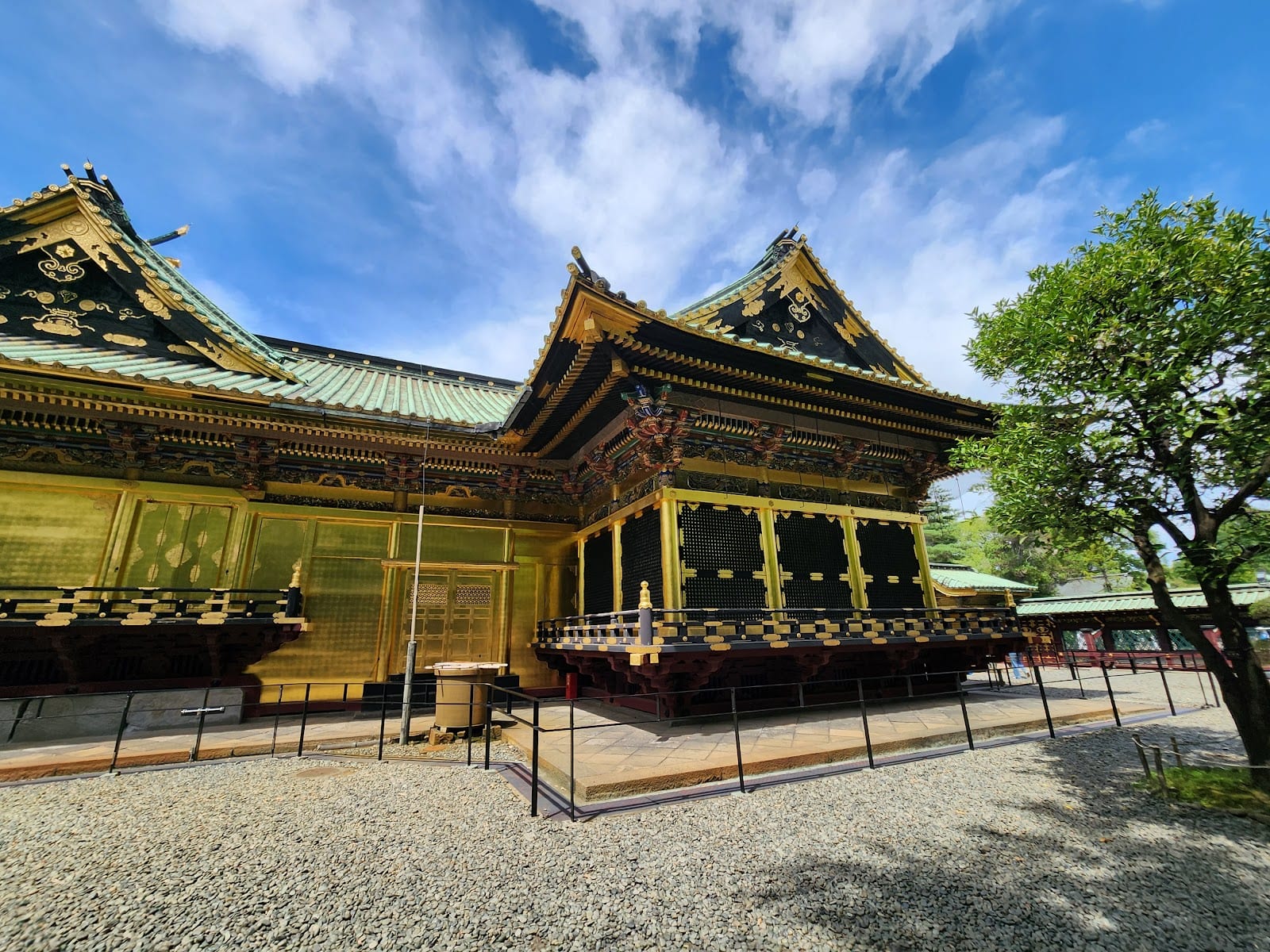 The gold-leaf Ueno Toshogu shrine